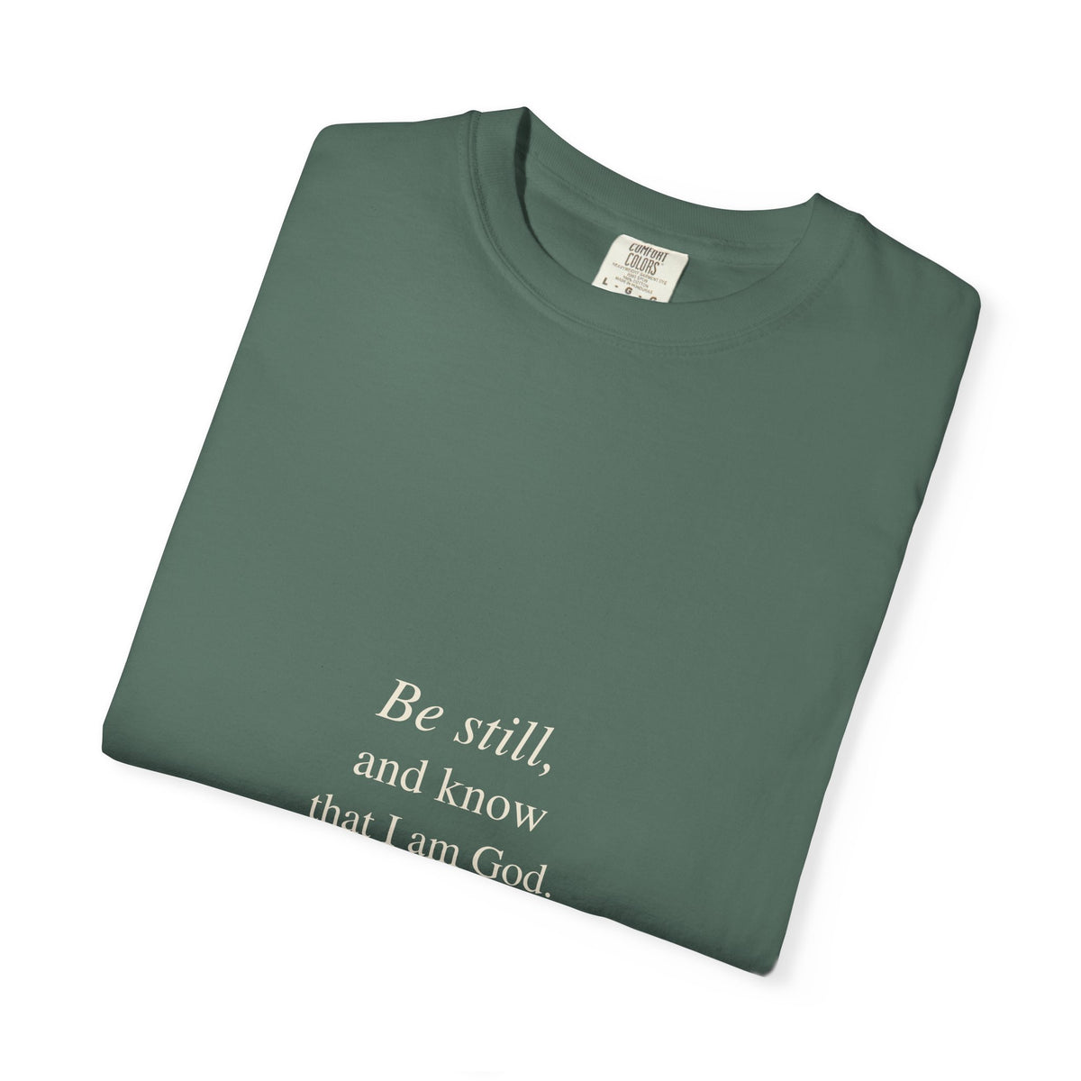 Classic White T-Shirt — Soft Garment-Dyed Crew Tee