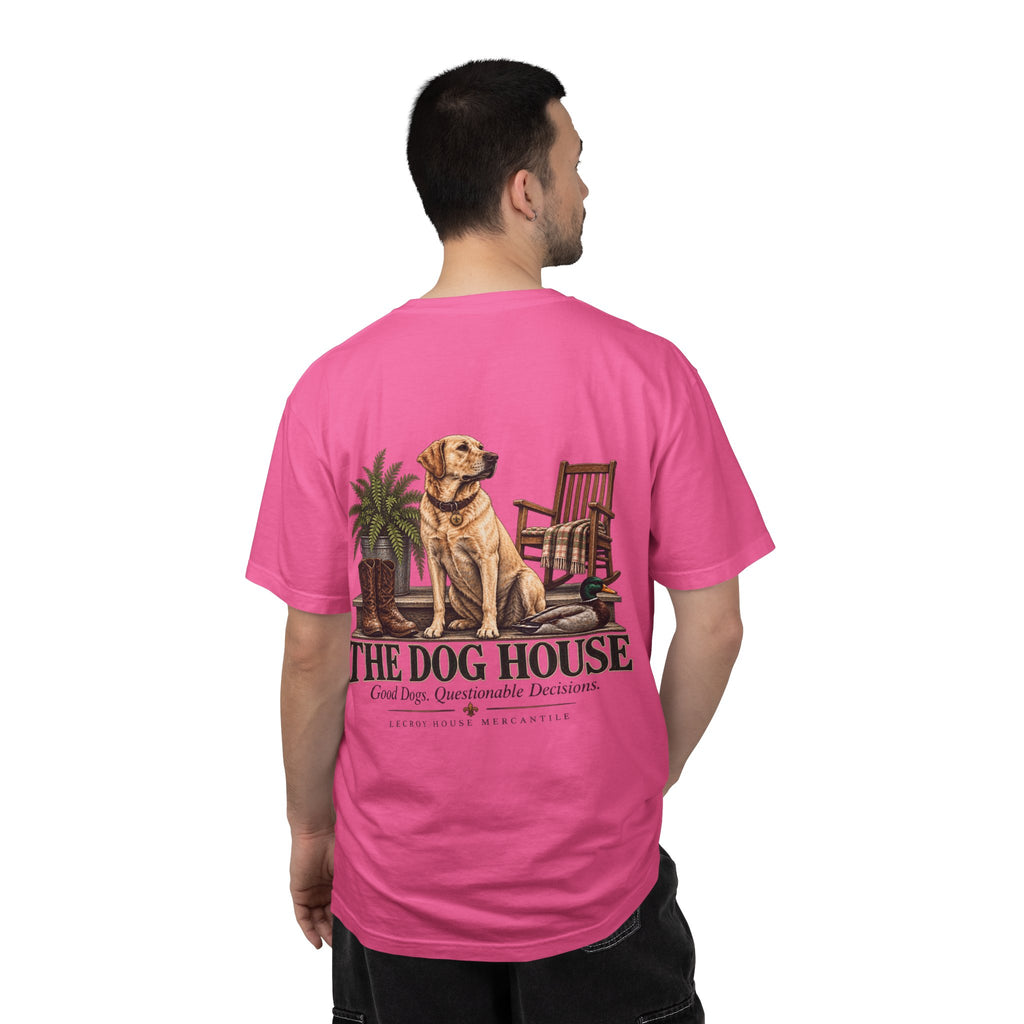 Dog House Graphic T-Shirt — 'The Dog House' Labrador Design