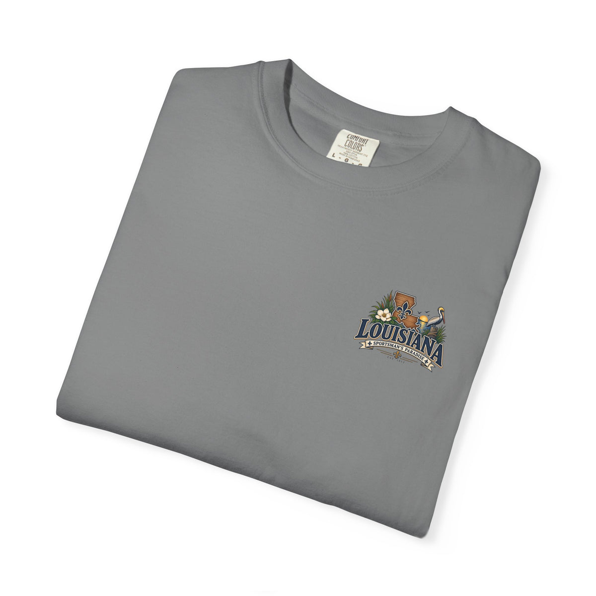 Louisiana Scenic T‑Shirt — State Souvenir Tee (Bayou, Jazz & Cajun Design)
