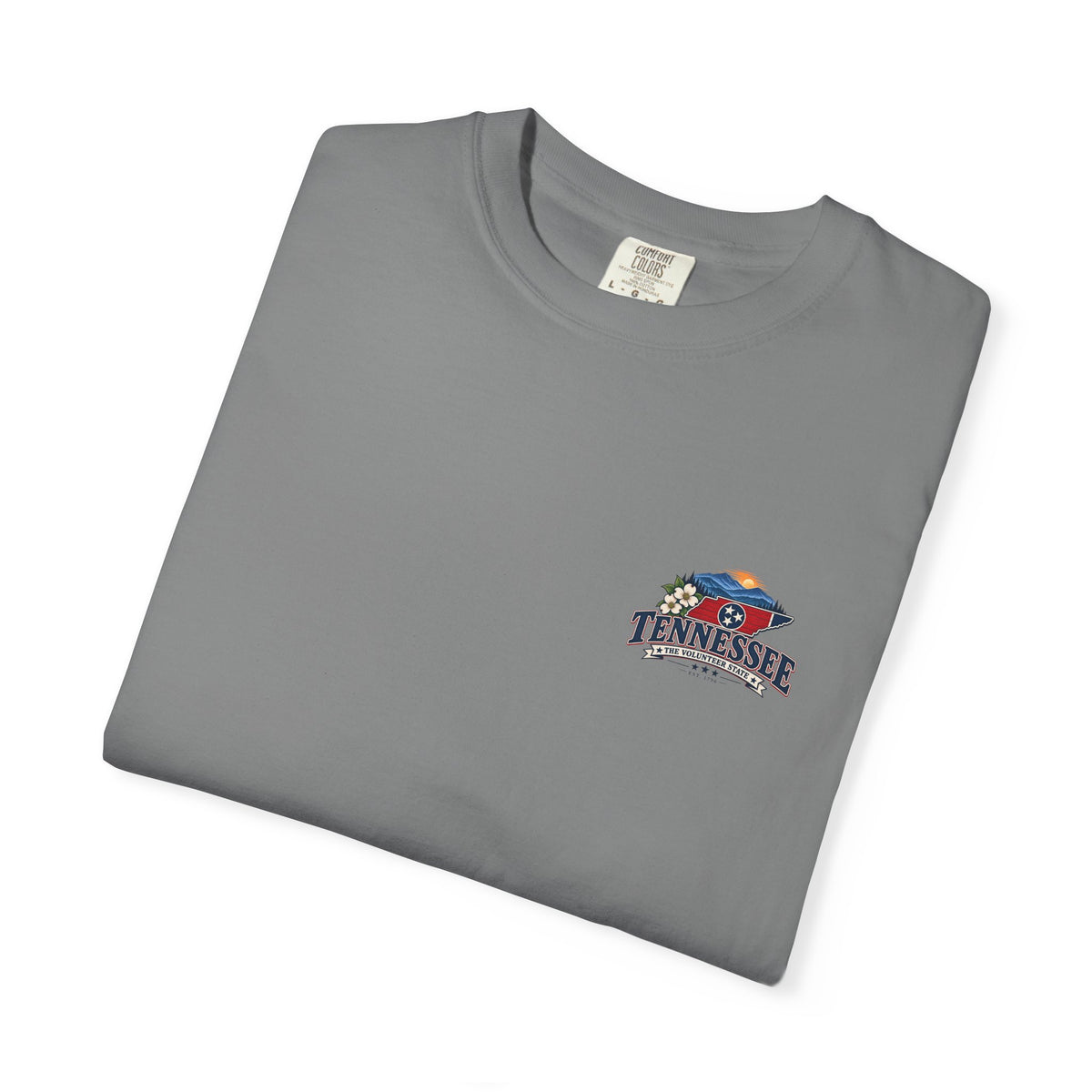 Tennessee Scenic T-Shirt — "Tennessee The Volunteer State" Vintage Travel Tee