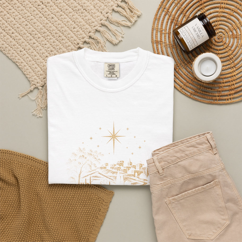 Small Town, Great Joy T‑Shirt — Vintage Christmas Holiday Tee