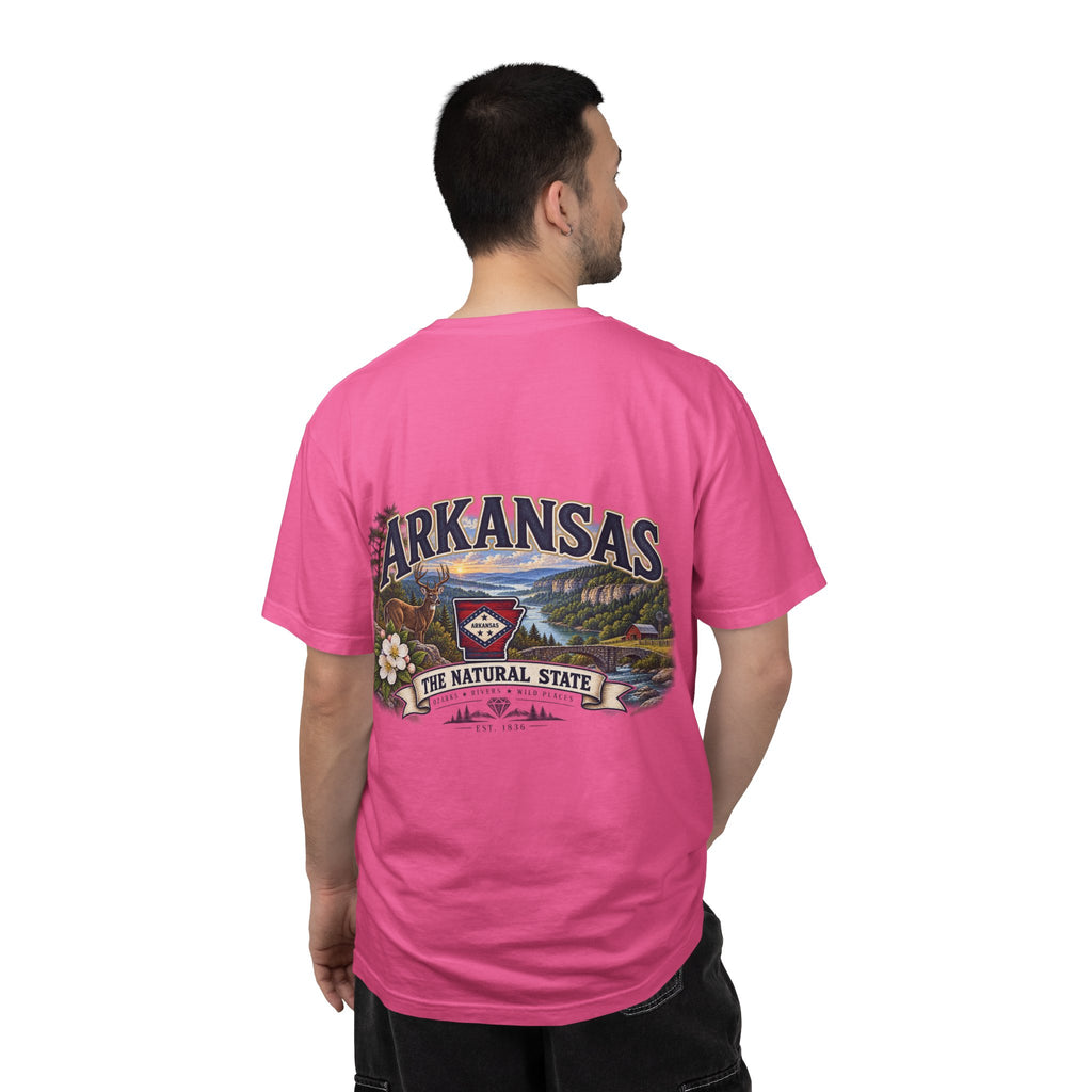 Arkansas The Natural State T-Shirt — Scenic State Pride Tee