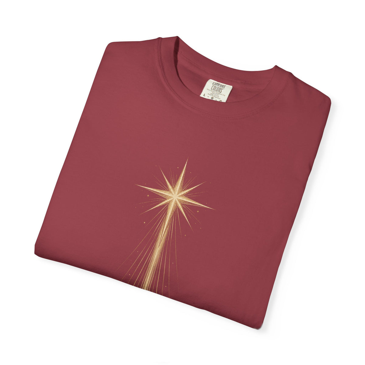 The Light Came Down T-Shirt — Nativity Christmas Star Tee