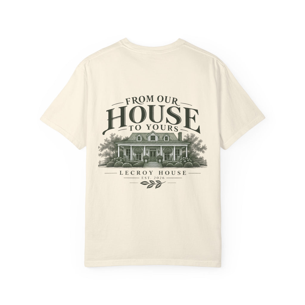 House Portrait T‑Shirt — "From Our House to Yours" Graphic Tee