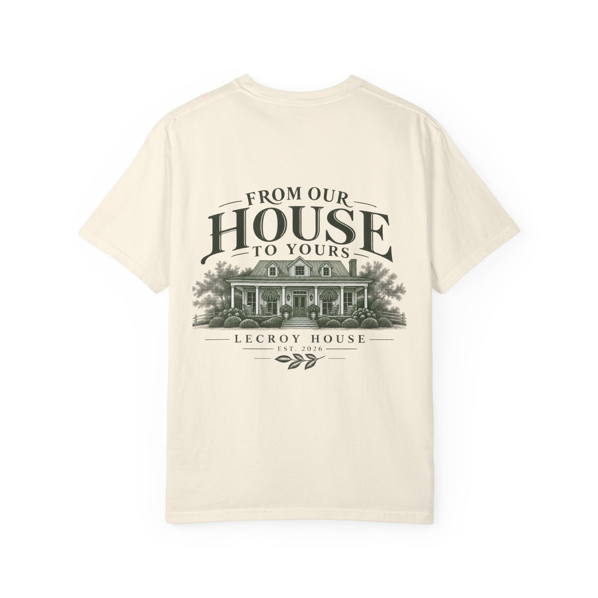 House Portrait T‑Shirt — "From Our House to Yours" Graphic Tee