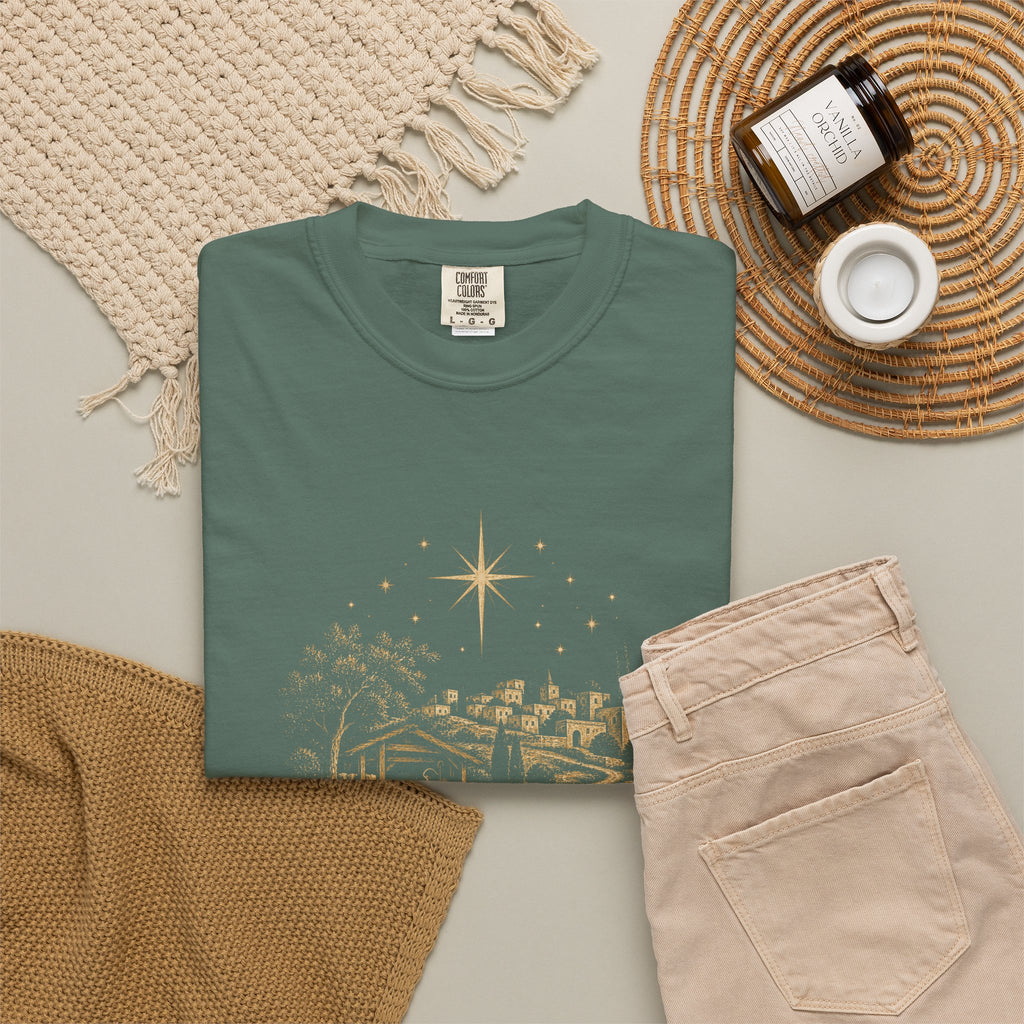 Small Town, Great Joy T‑Shirt — Vintage Christmas Holiday Tee