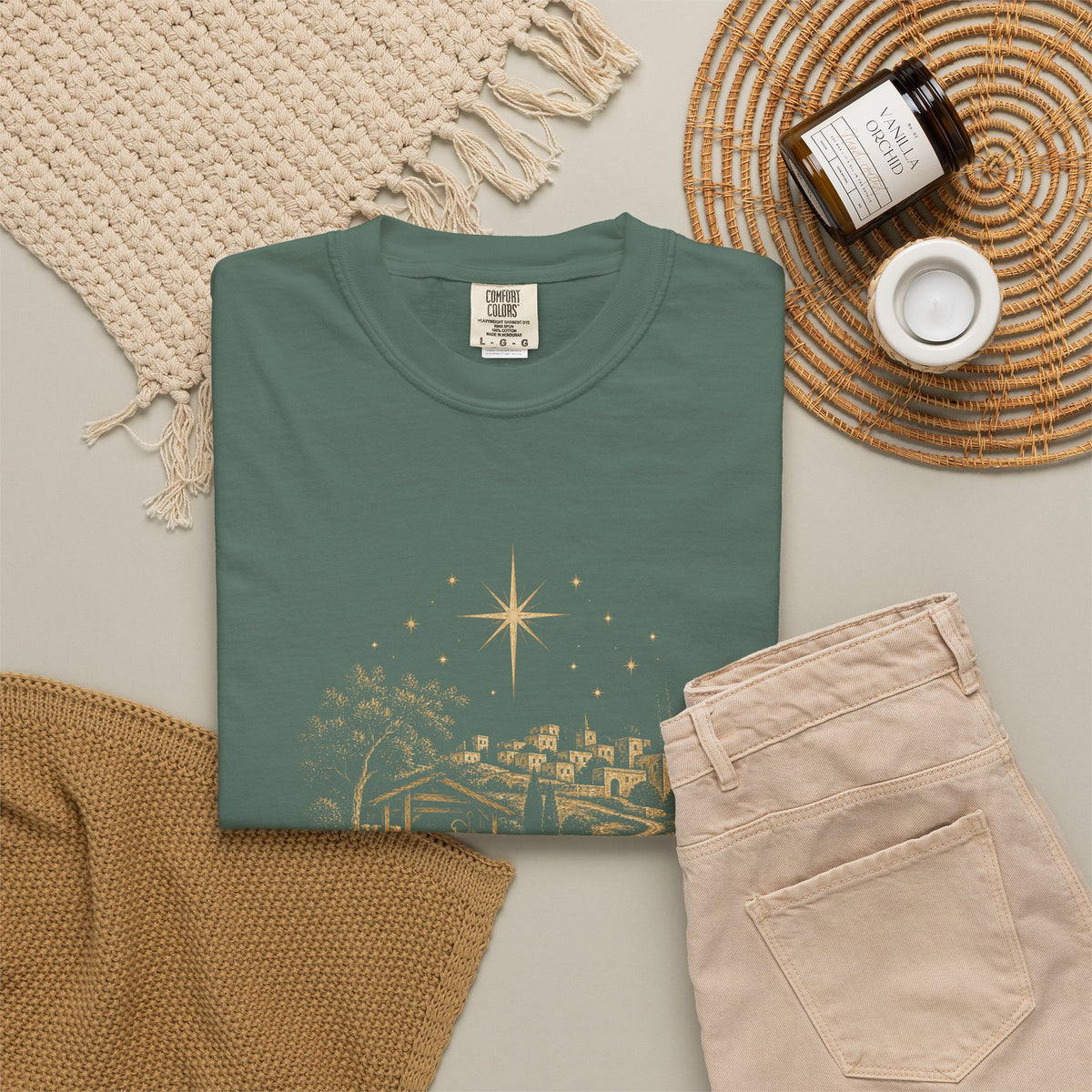 Small Town, Great Joy T‑Shirt — Vintage Christmas Holiday Tee