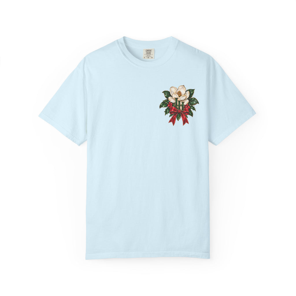 Christmas Magnolia T-Shirt — “A Very Merry Southern Christmas” Holiday Tee