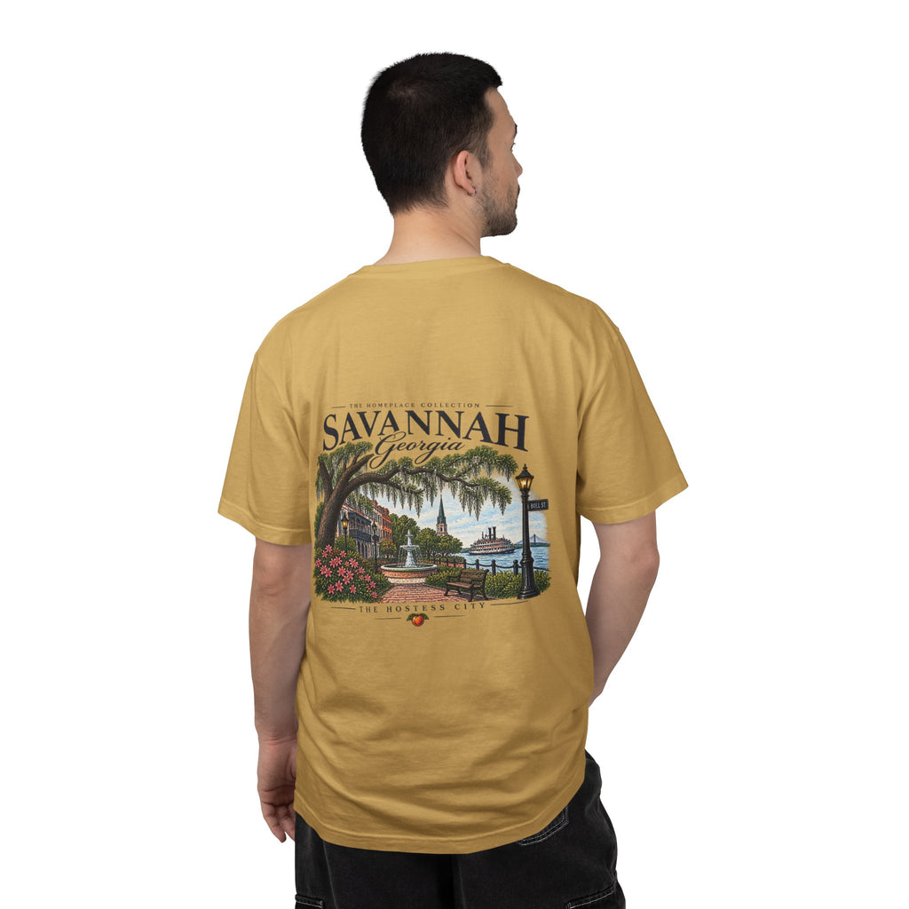 Savannah Georgia Scenic T-Shirt — Riverfront Ogeechee Park Design