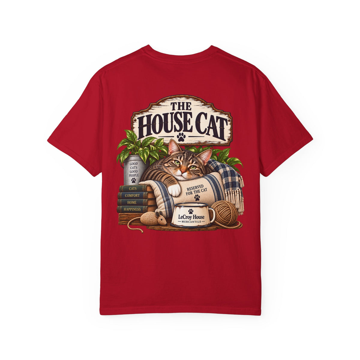 House Cat T-Shirt — Cozy Cat Lover Graphic Tee