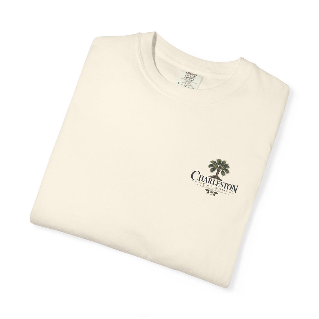 Charleston Lowcountry Graphic T-Shirt — Historic Waterfront Souvenir