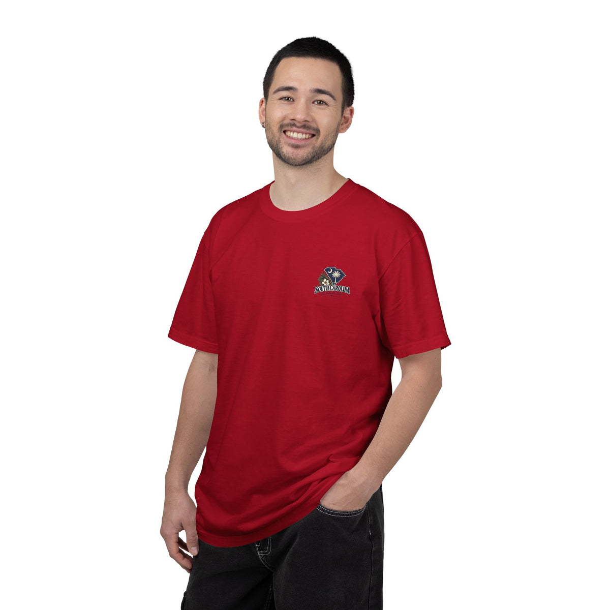 South Carolina Palmetto State T-Shirt — Scenic Beach Sunset Souvenir