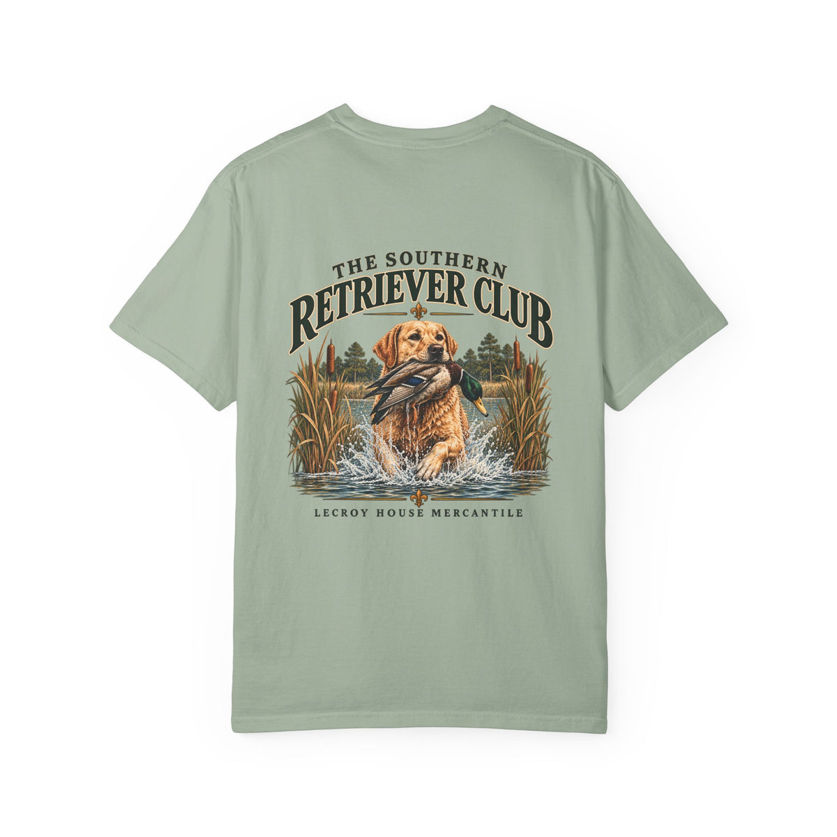 Retriever Club T-Shirt – 'The Southern Retriever Club' Hunting Dog Graphic Tee