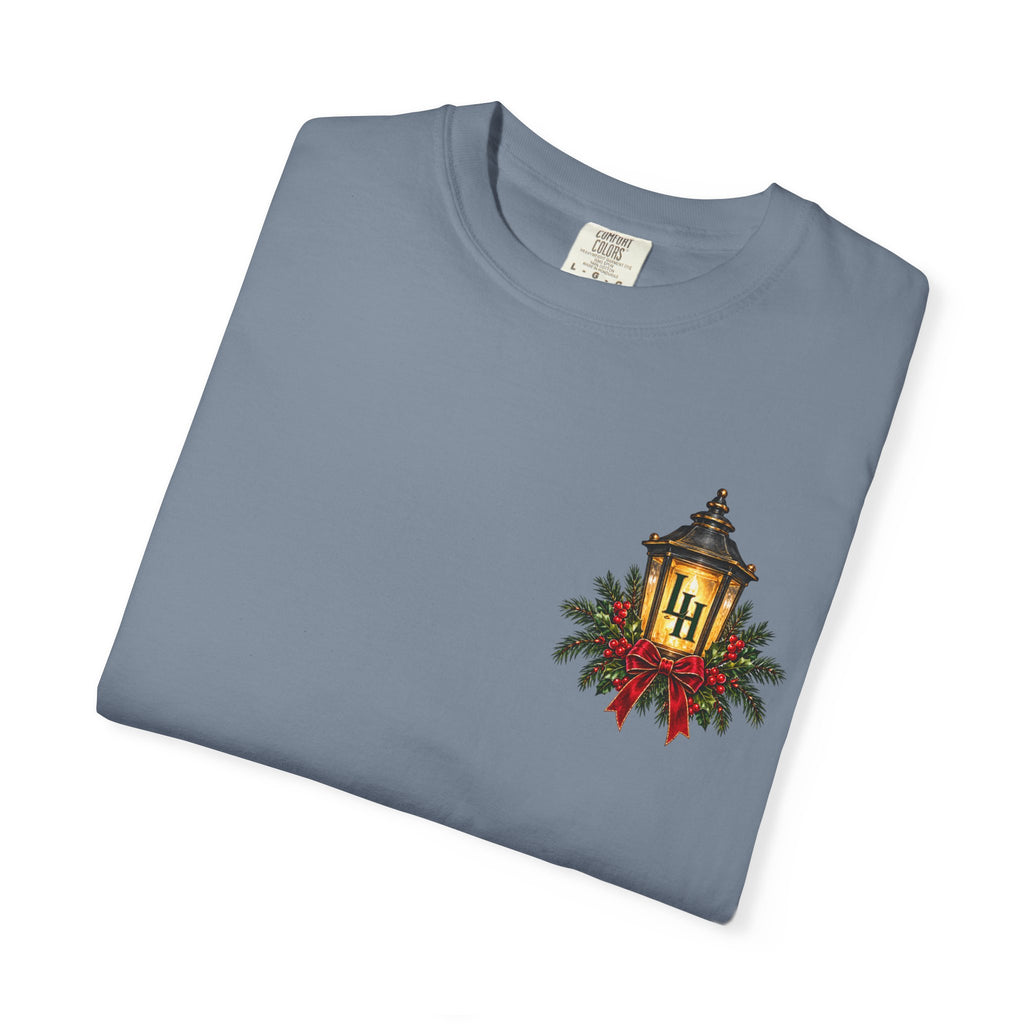 Christmas Porch Lantern T-Shirt — "Santa, We Left the Porch Light On" Holiday Tee