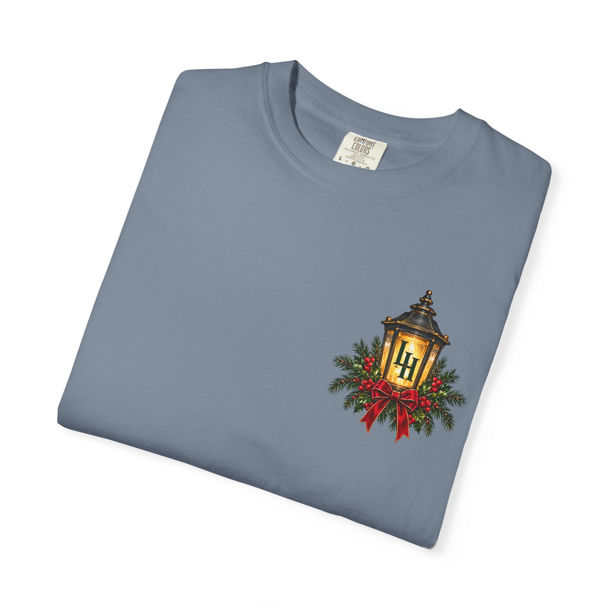 Christmas Porch Lantern T-Shirt — "Santa, We Left the Porch Light On" Holiday Tee