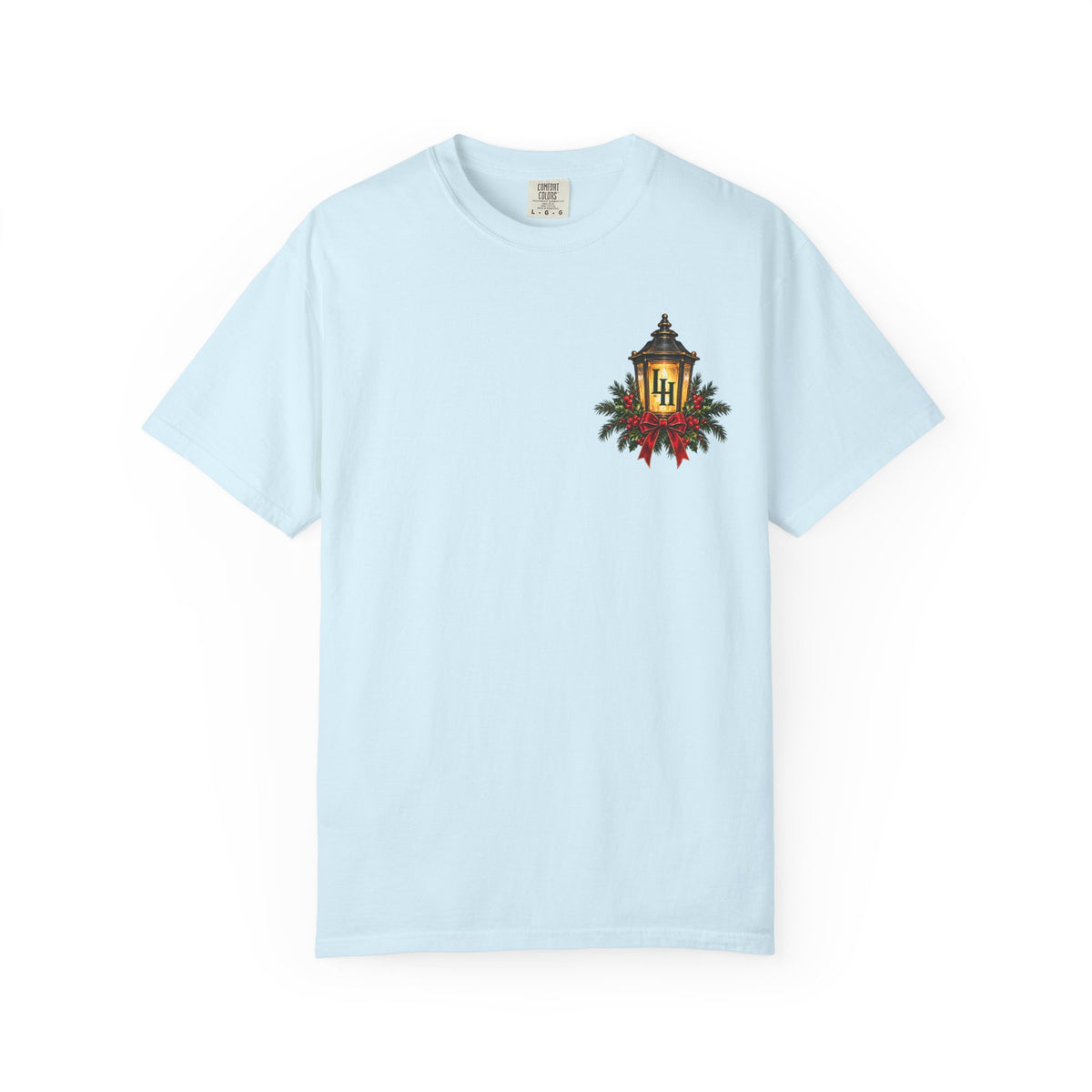 Christmas Porch Lantern T-Shirt — "Santa, We Left the Porch Light On" Holiday Tee