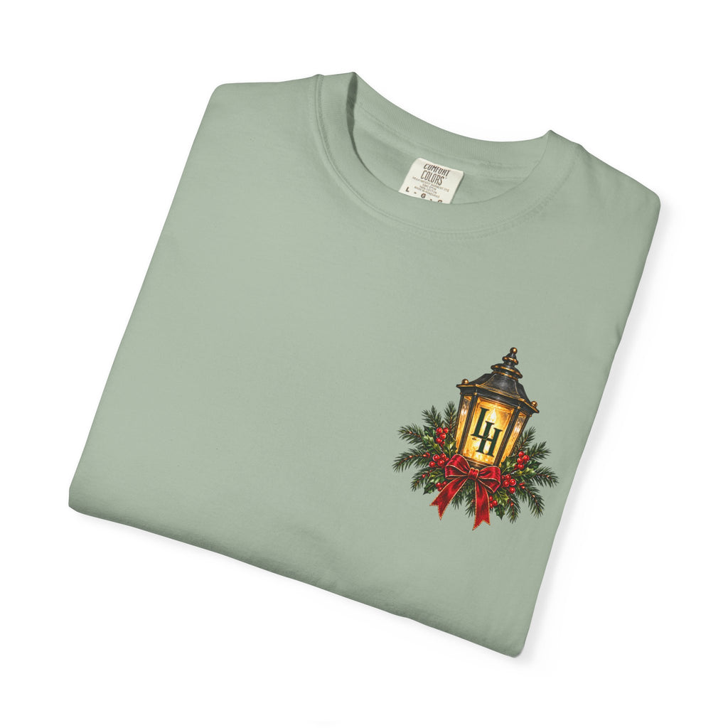 Christmas Porch Lantern T-Shirt — "Santa, We Left the Porch Light On" Holiday Tee