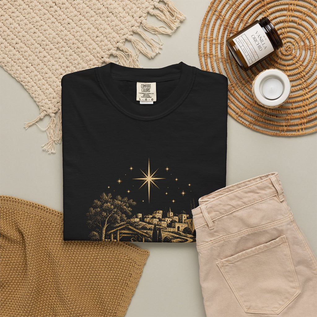 Small Town, Great Joy T‑Shirt — Vintage Christmas Holiday Tee