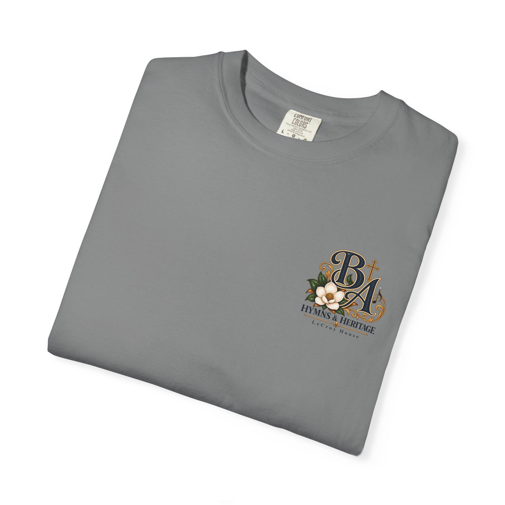 Blessed Assurance T-Shirt — "Jesus Is Mine" Floral Christian Tee