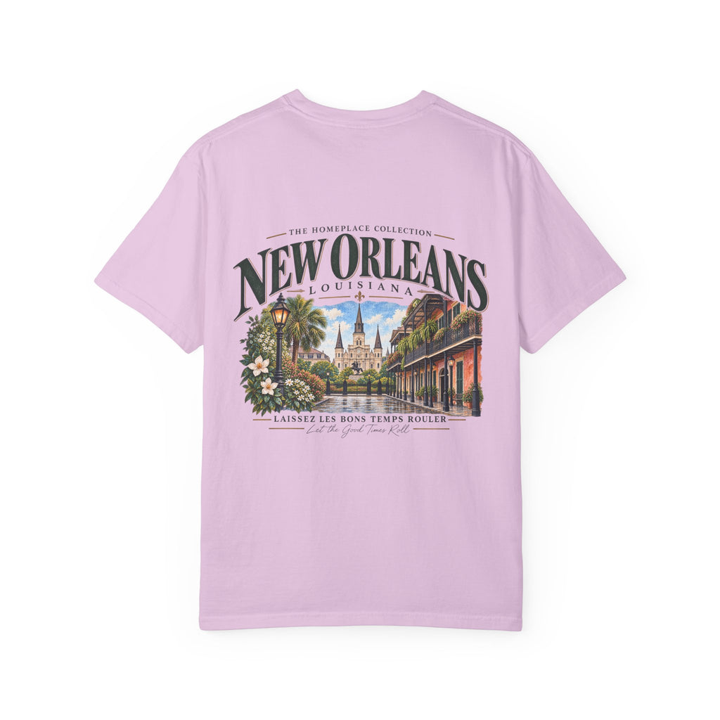 New Orleans T-Shirt - Vintage Cityscape Tee with “New Orleans Louisiana” Design
