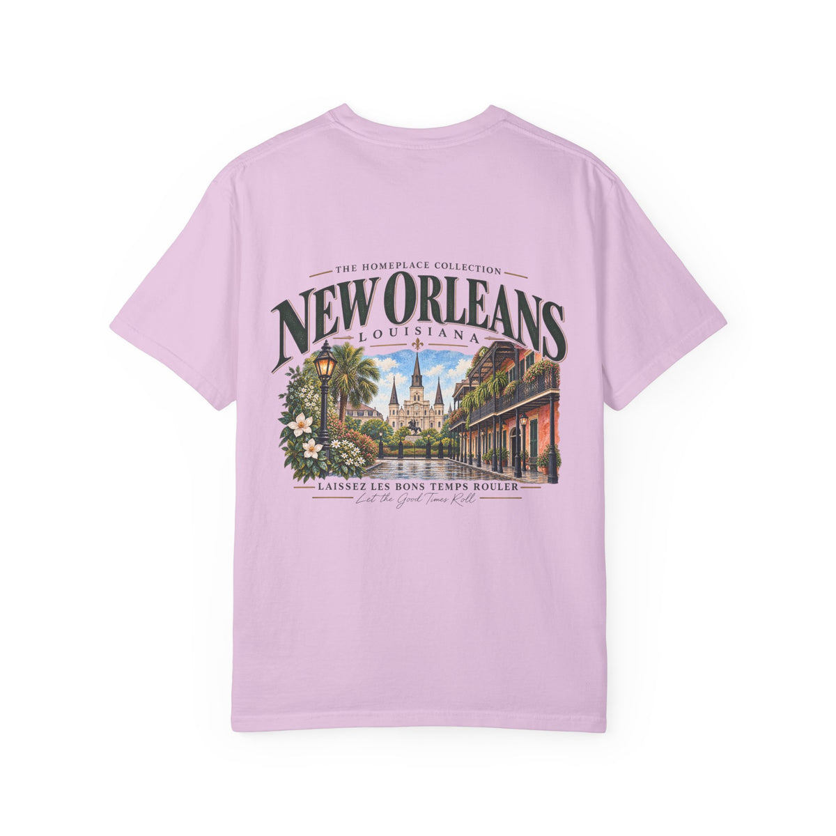 New Orleans T-Shirt - Vintage Cityscape Tee with “New Orleans Louisiana” Design