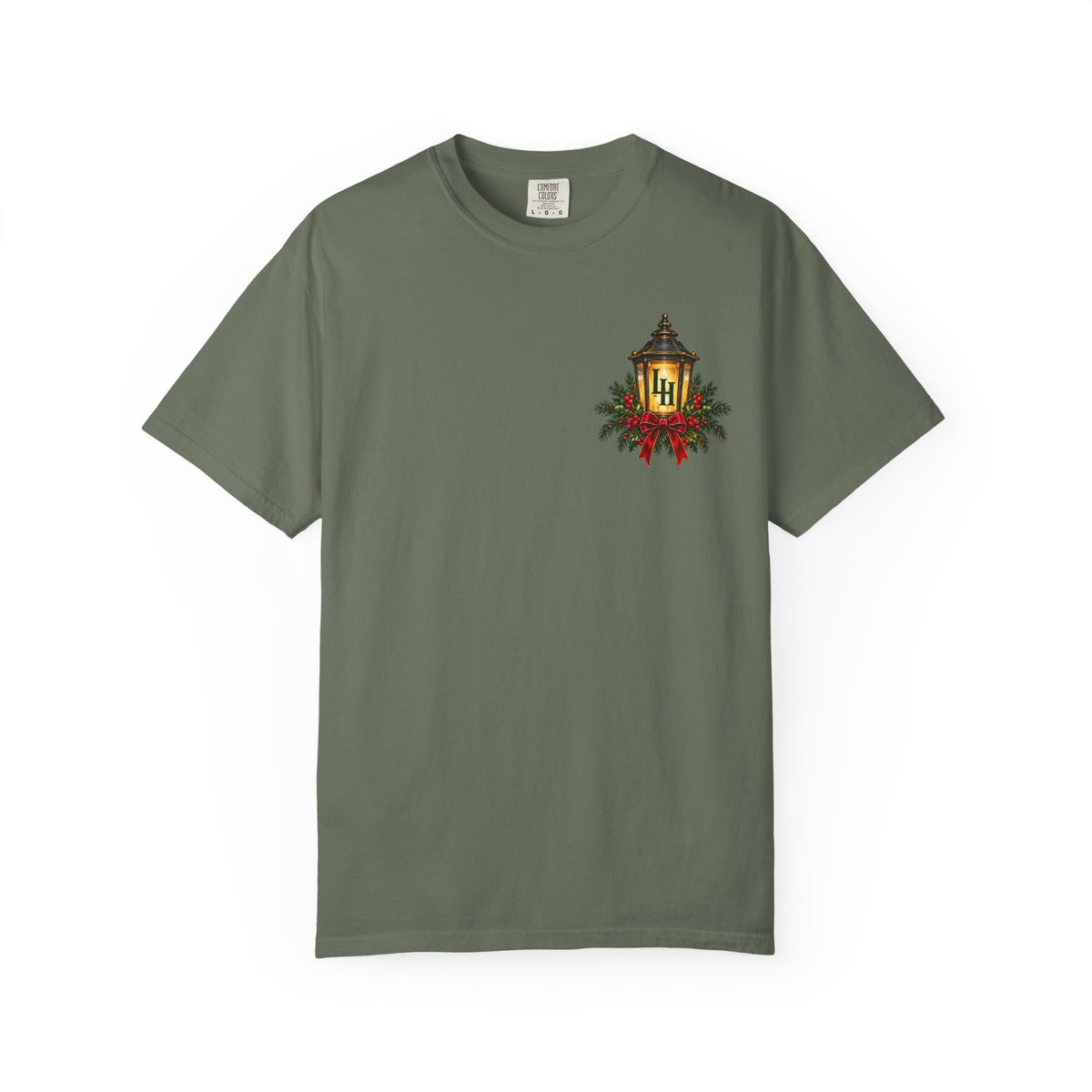 Christmas Porch Lantern T-Shirt — "Santa, We Left the Porch Light On" Holiday Tee