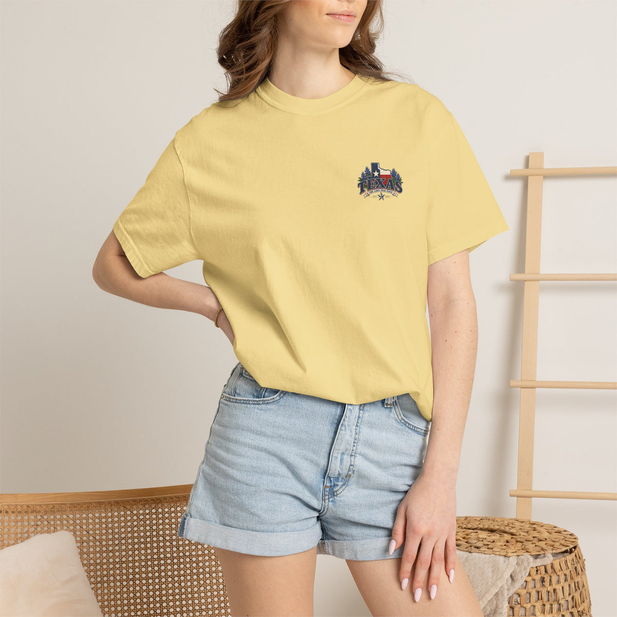 Texas Vintage Graphic T-Shirt — Lone Star State Scenic Design