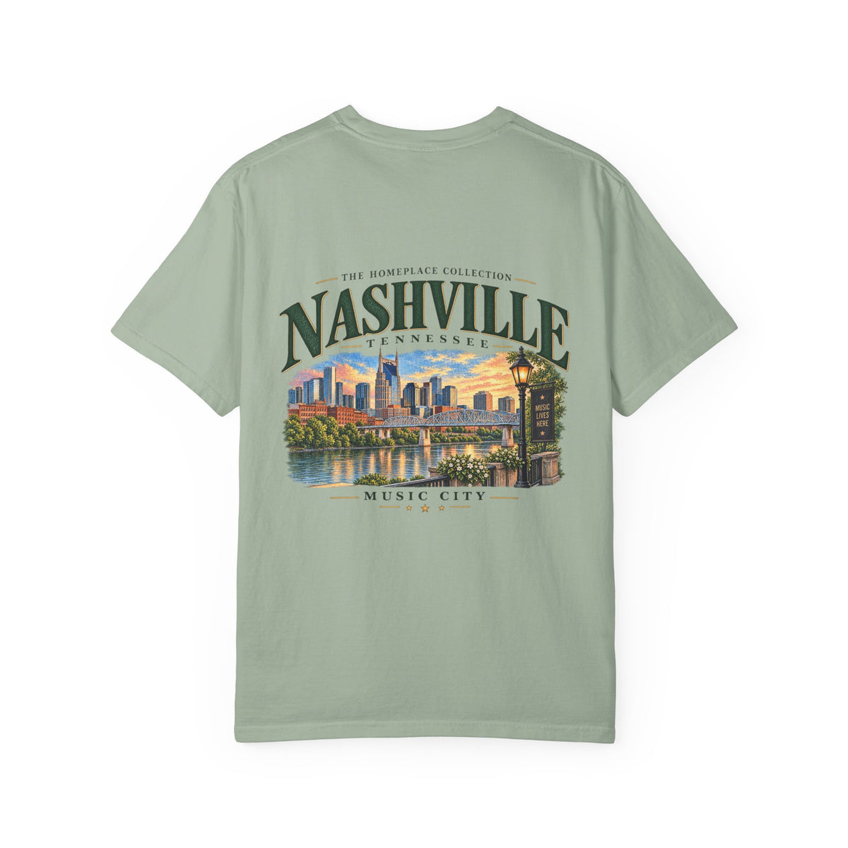 Nashville Skyline T-Shirt — Music City Souvenir Tee