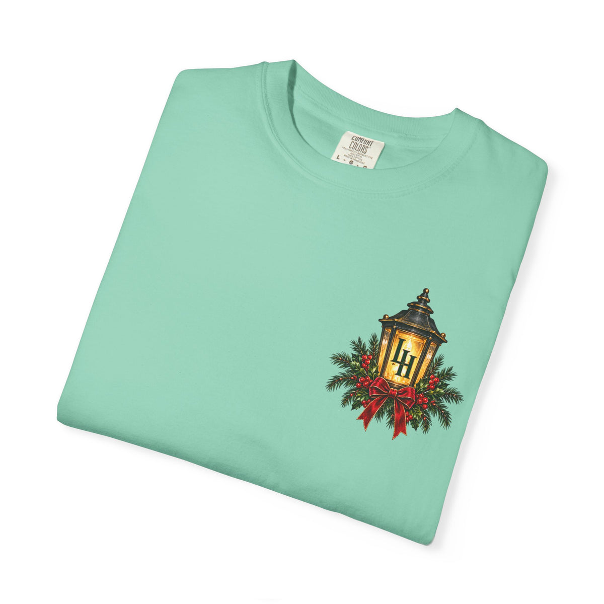 Christmas Porch Lantern T-Shirt — "Santa, We Left the Porch Light On" Holiday Tee