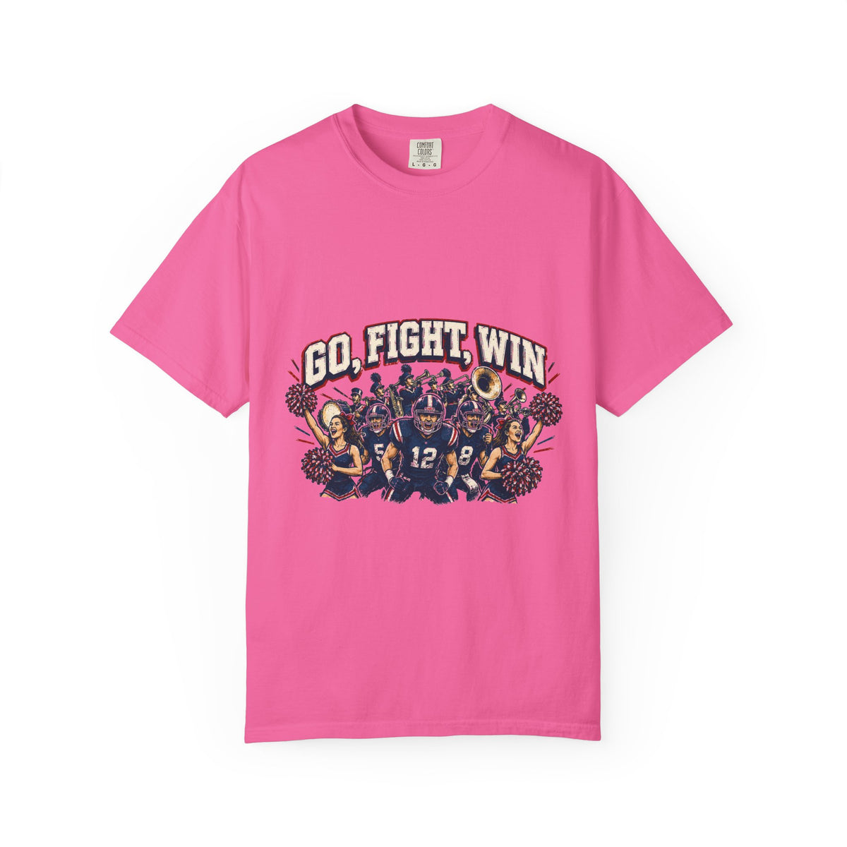 Go Fight Win Football Team T-Shirt