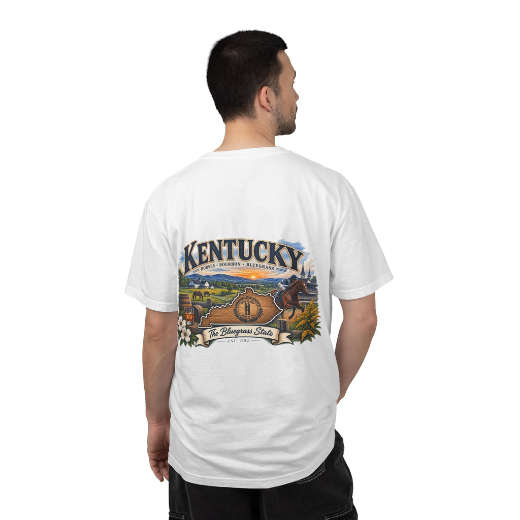 Kentucky Scenic Horseback T-Shirt — The Bluegrass State Graphic Tee