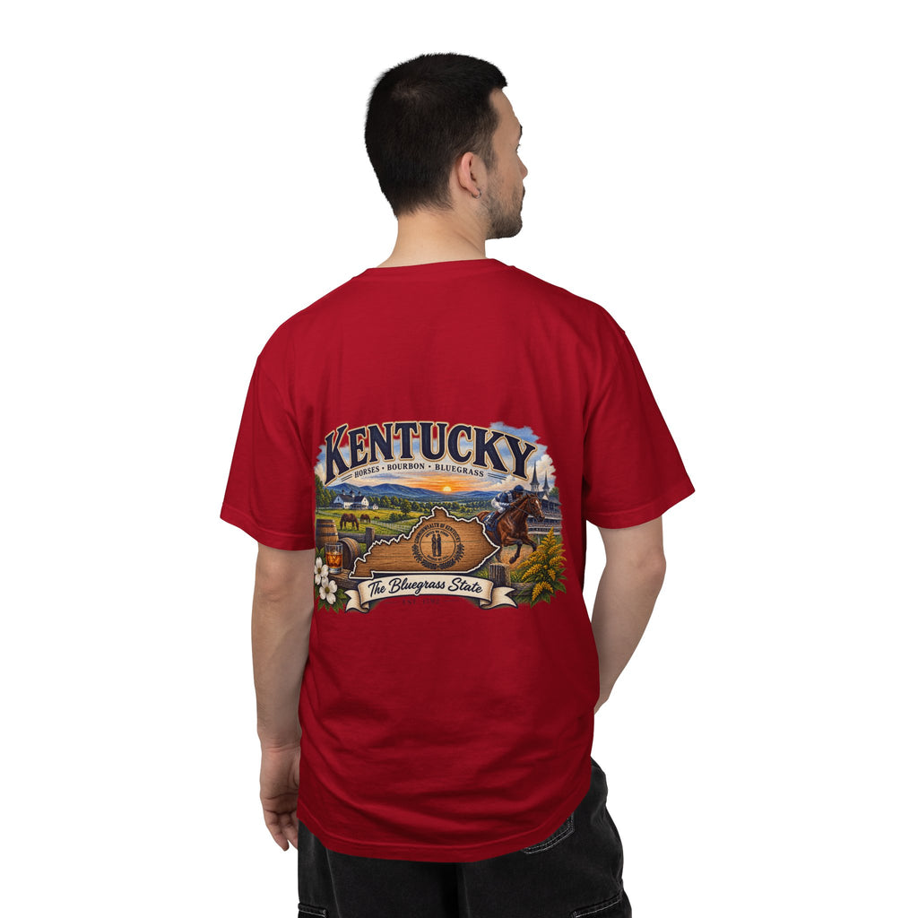 Kentucky Scenic Horseback T-Shirt — The Bluegrass State Graphic Tee