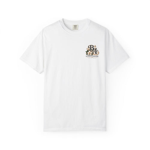 Blessed Assurance T-Shirt — "Jesus Is Mine" Floral Christian Tee