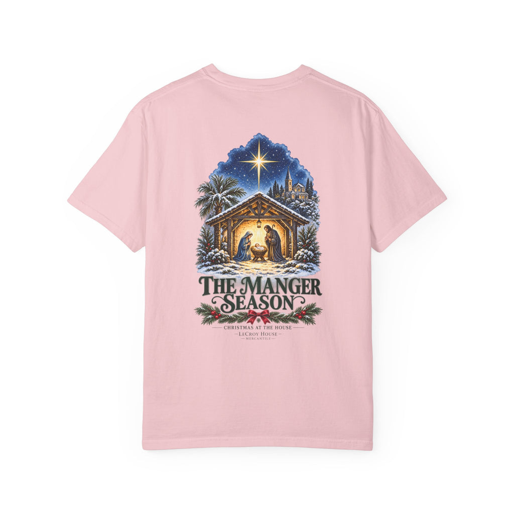 Christmas Nativity T-Shirt — "The Manger Season" Holiday Tee