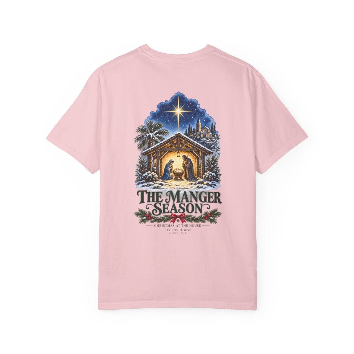 Christmas Nativity T-Shirt — "The Manger Season" Holiday Tee