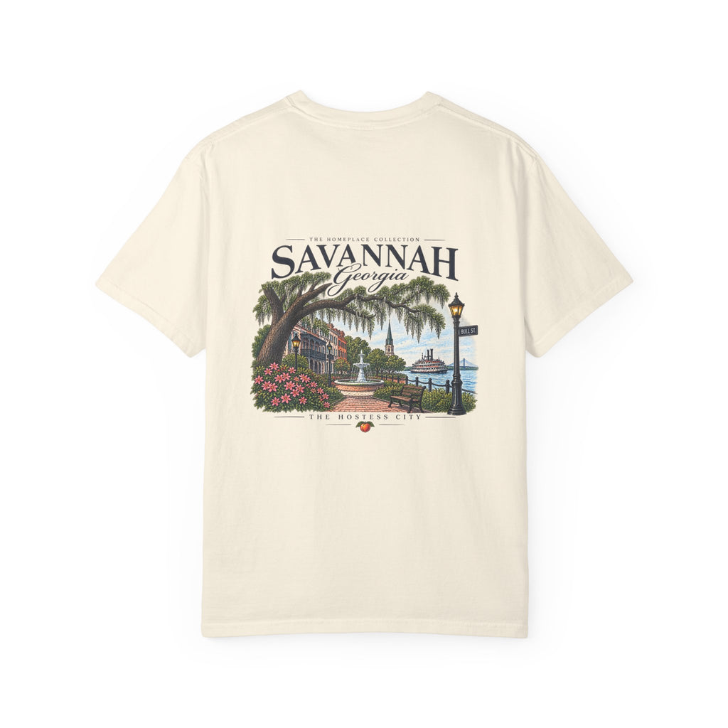 Savannah Georgia Scenic T-Shirt — Riverfront Ogeechee Park Design