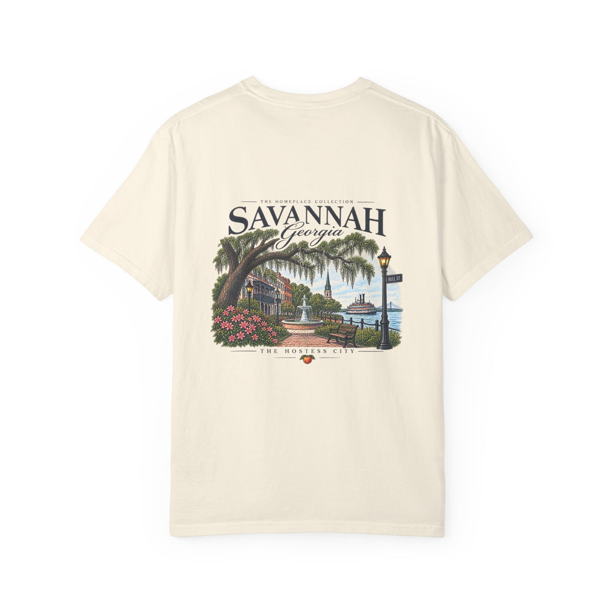 Savannah Georgia Scenic T-Shirt — Riverfront Ogeechee Park Design