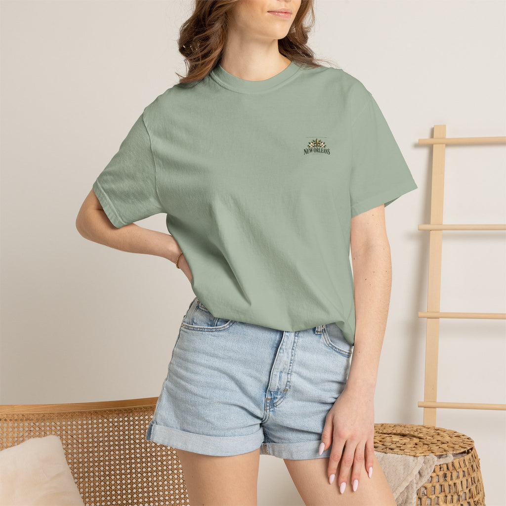 New Orleans T-Shirt - Vintage Cityscape Tee with “New Orleans Louisiana” Design
