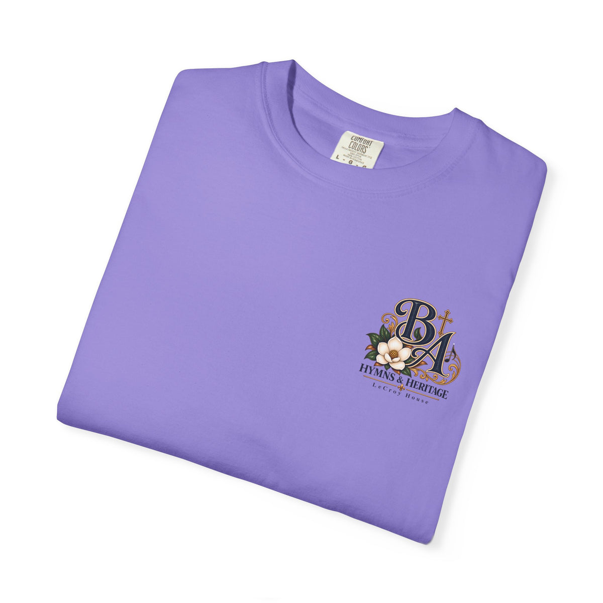 Blessed Assurance T-Shirt — "Jesus Is Mine" Floral Christian Tee
