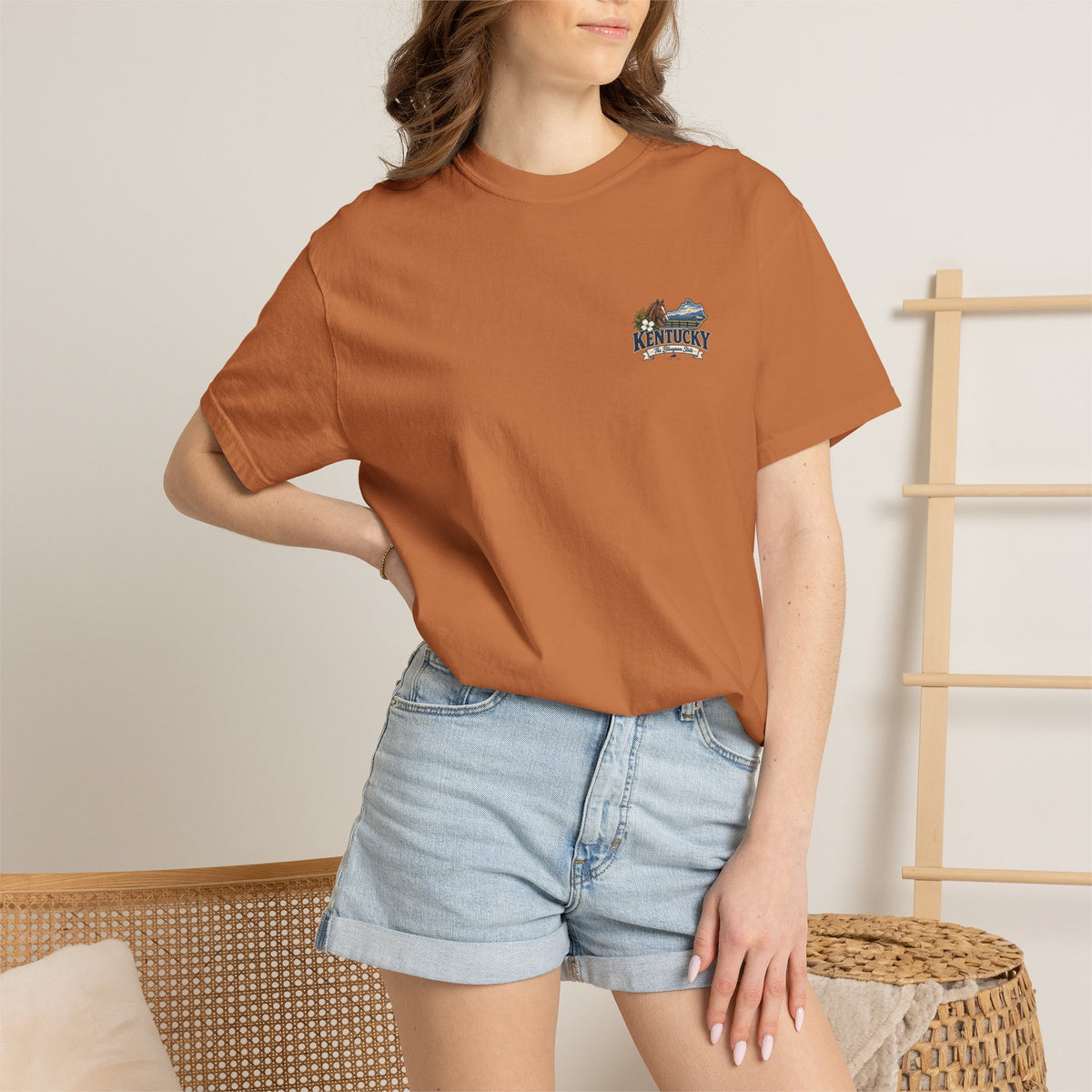 Kentucky Scenic Horseback T-Shirt — The Bluegrass State Graphic Tee