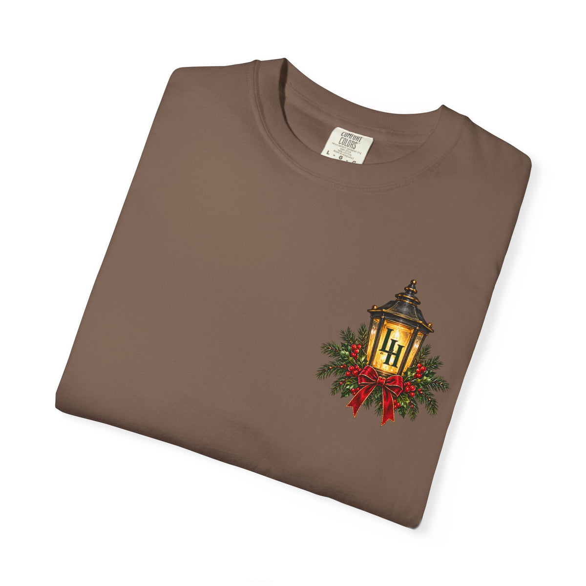 Christmas Porch Lantern T-Shirt — "Santa, We Left the Porch Light On" Holiday Tee