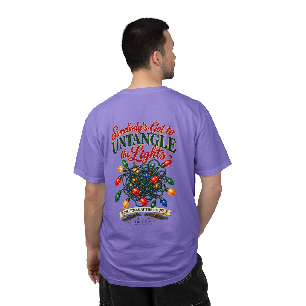 Somebody's Got to Untangle the Lights Christmas T-Shirt