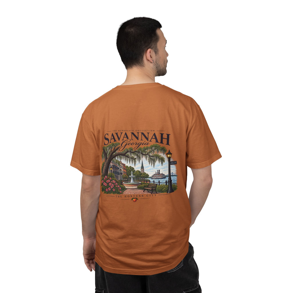 Savannah Georgia Scenic T-Shirt — Riverfront Ogeechee Park Design