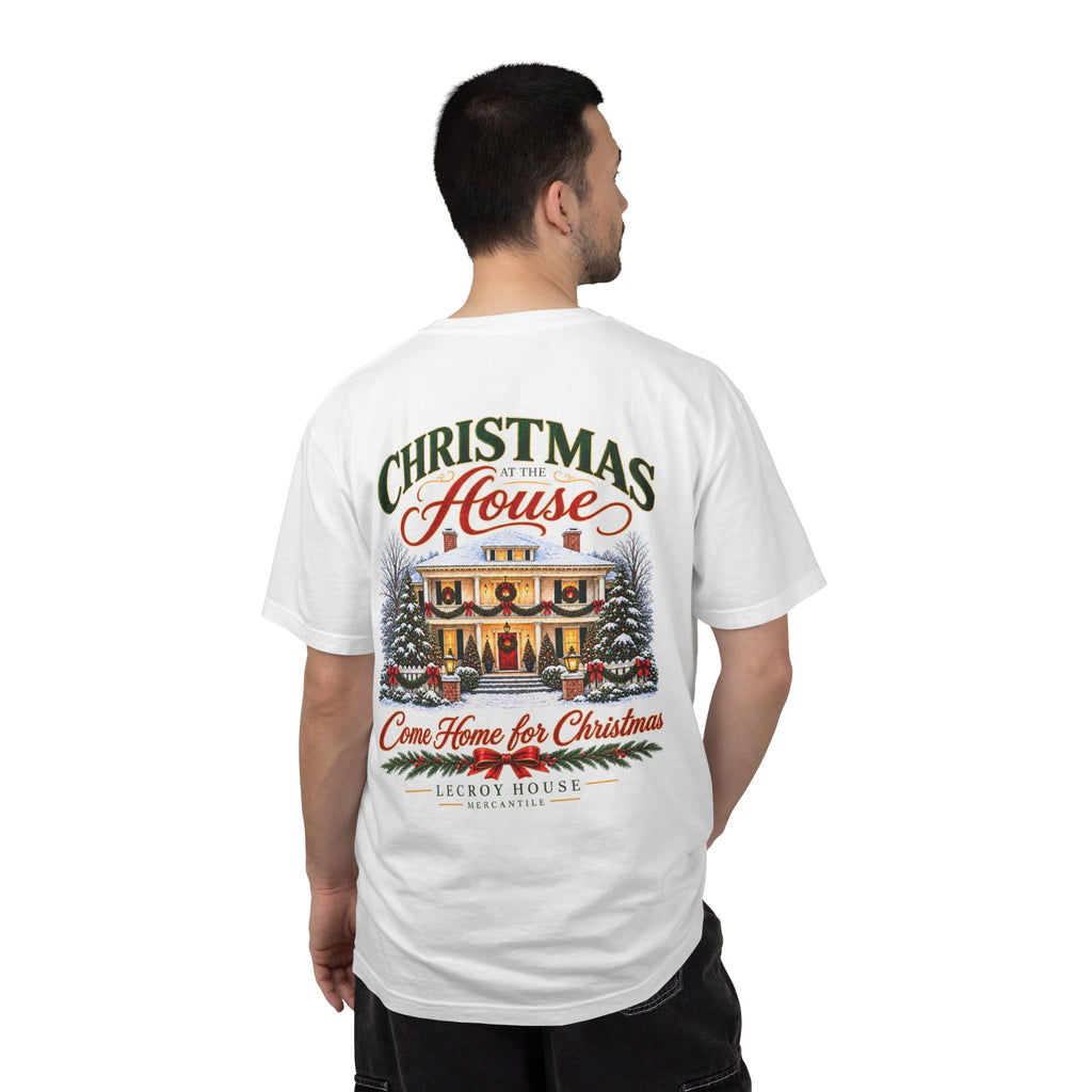 Christmas at the House T-Shirt — “Come Home for Christmas” Holiday Tee