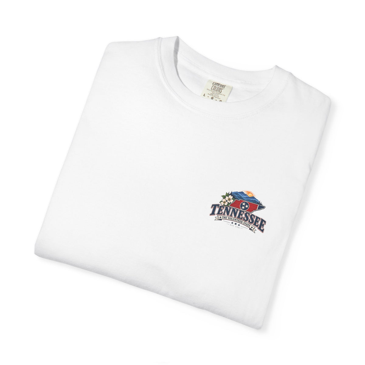 Tennessee Scenic T-Shirt — "Tennessee The Volunteer State" Vintage Travel Tee