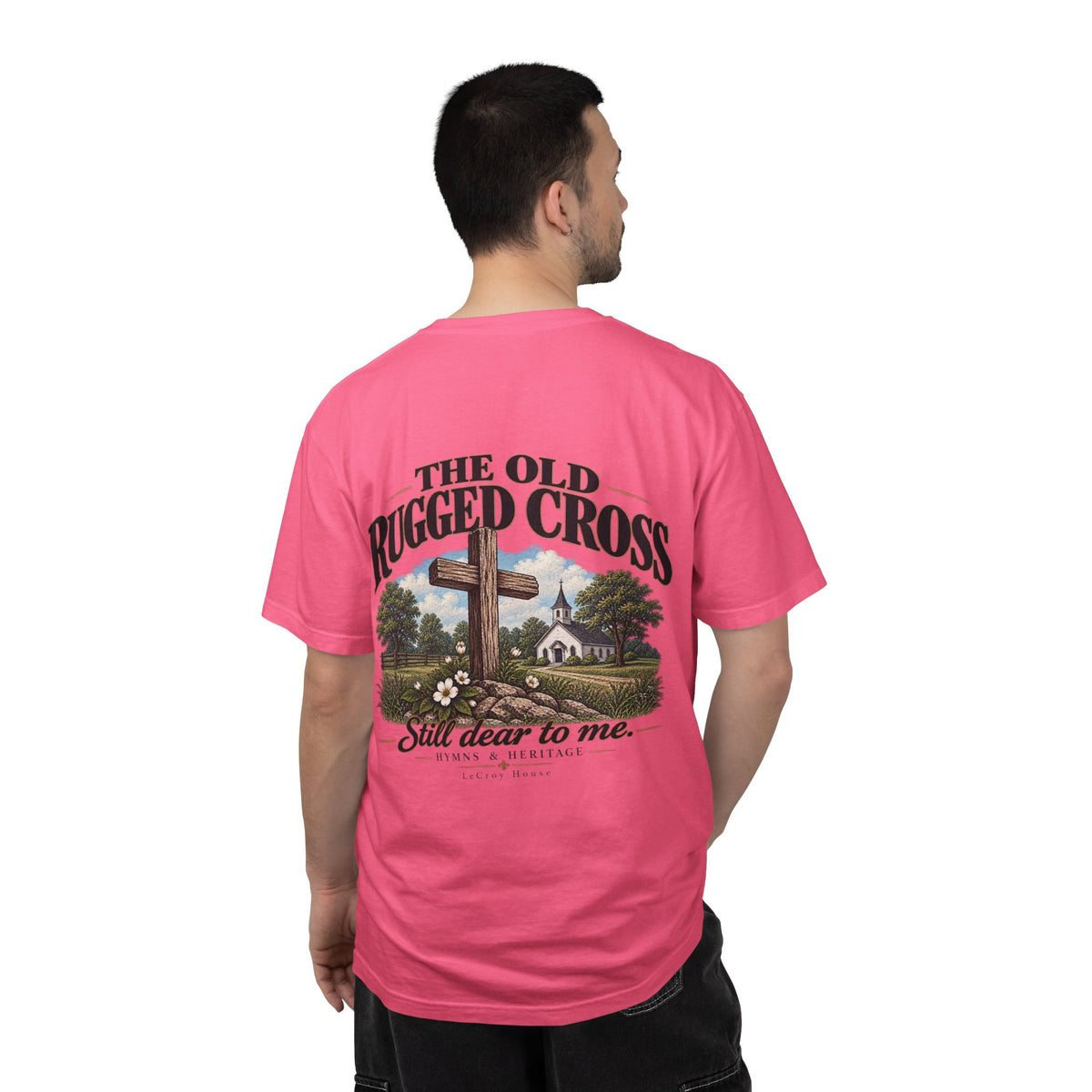 The Old Rugged Cross T-shirt — Christian Cross Graphic Tee