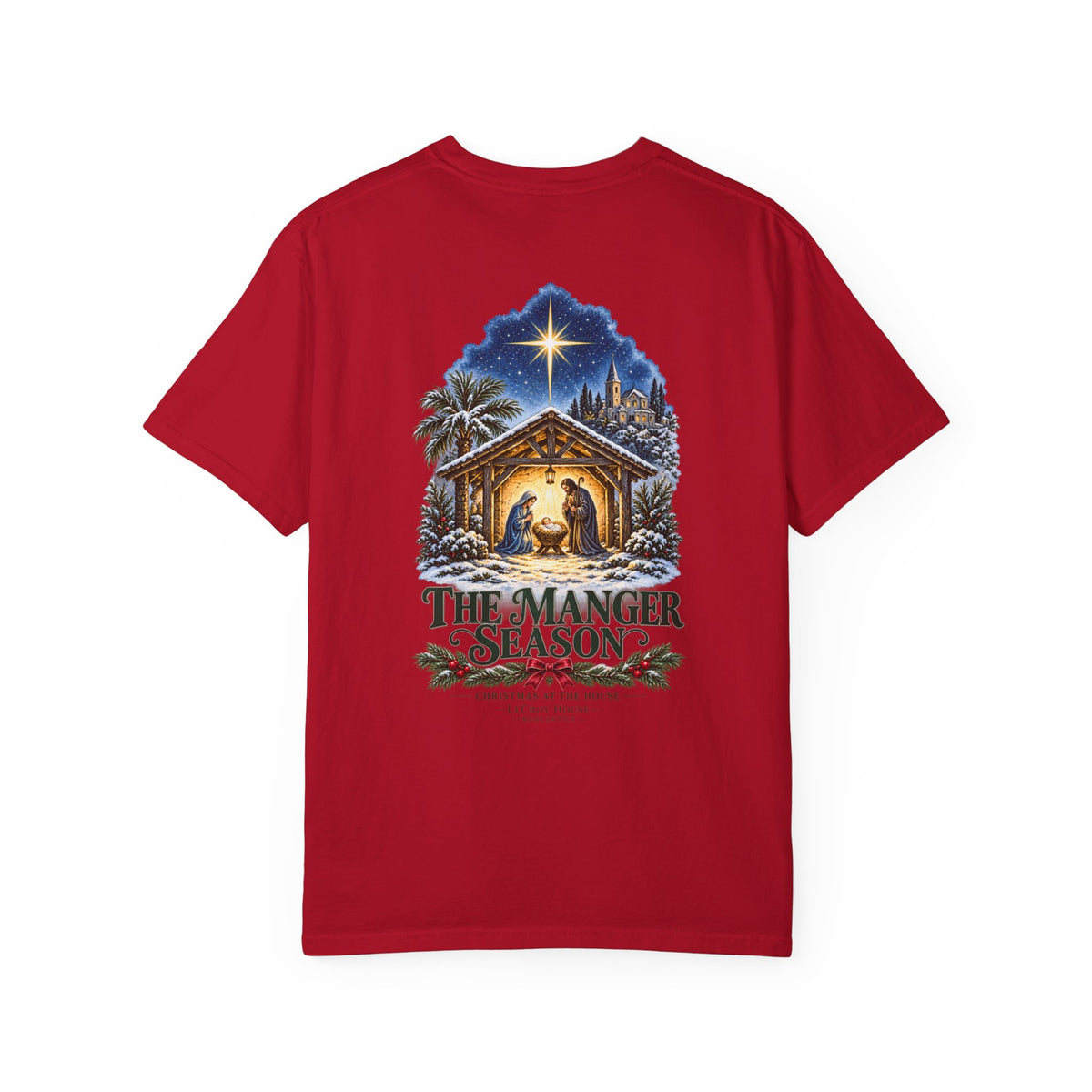 Christmas Nativity T-Shirt — "The Manger Season" Holiday Tee