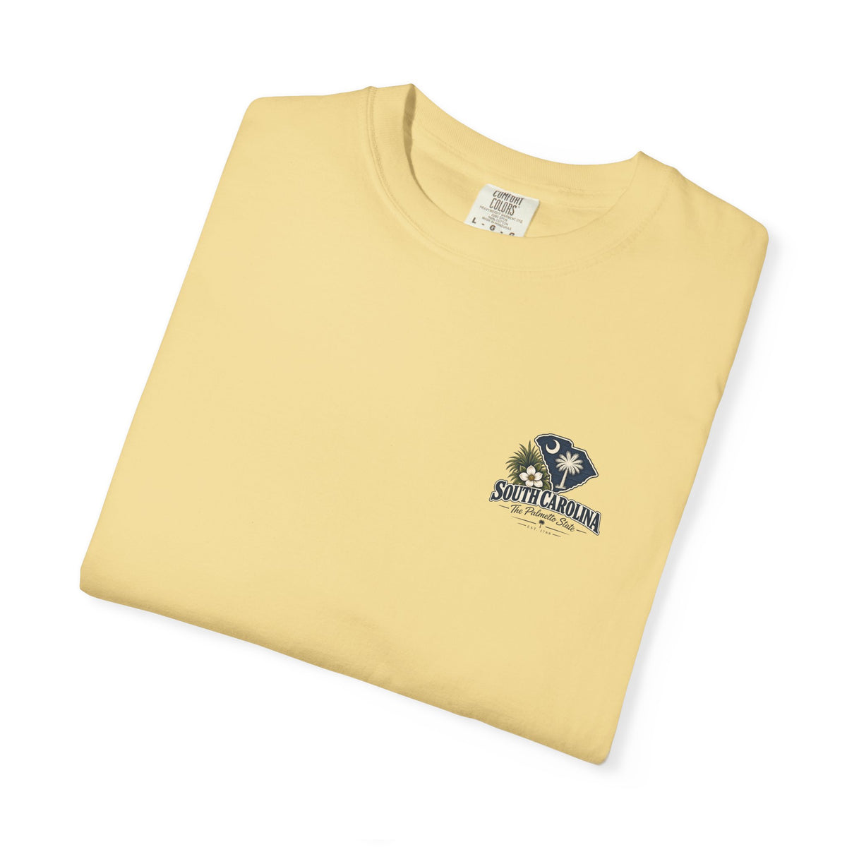 South Carolina Palmetto State T-Shirt — Scenic Beach Sunset Souvenir