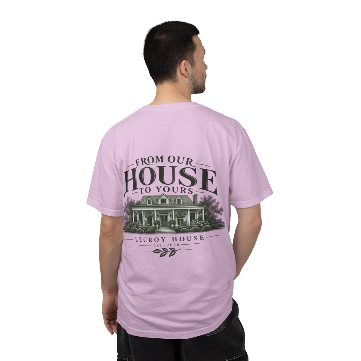 House Portrait T‑Shirt — "From Our House to Yours" Graphic Tee