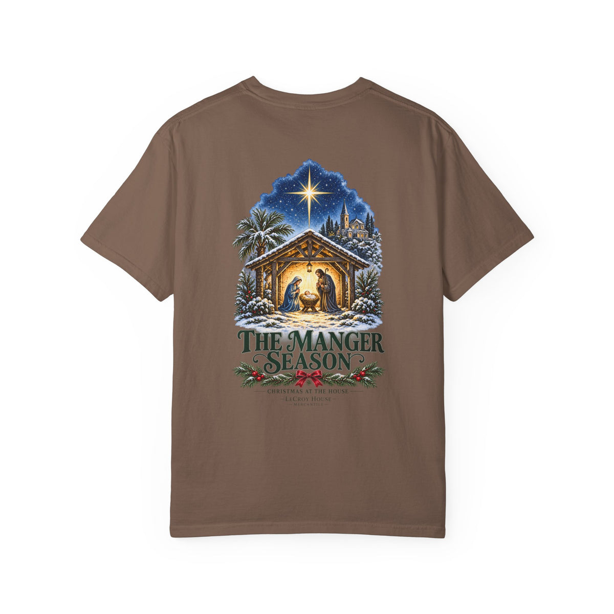 Christmas Nativity T-Shirt — "The Manger Season" Holiday Tee